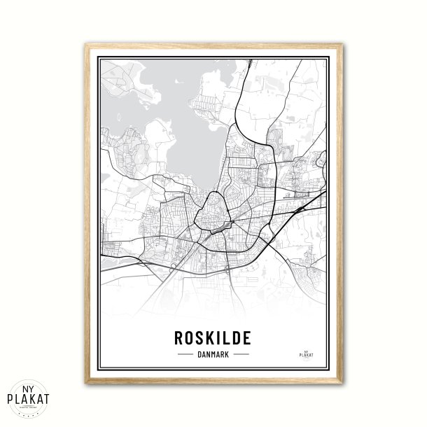 Roskilde - Plakat 30 x 40 cm