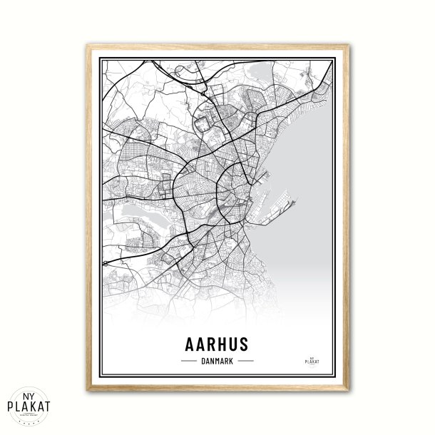 Aarhus - Plakat 70 x 100 cm (B1)