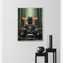 Orange Matrix Retreat - Science Fiction Plakat