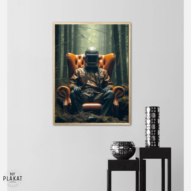 Orange Matrix Retreat - Science Fiction Plakat