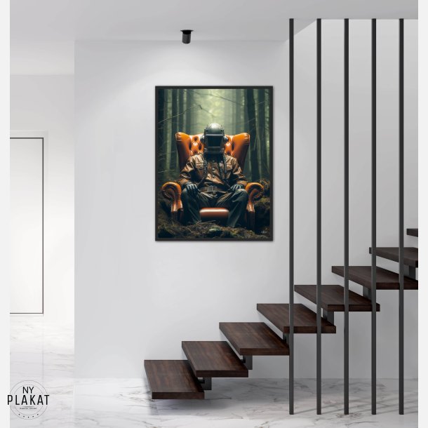 Orange Matrix Retreat - Science Fiction Plakat