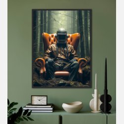 Orange Matrix Retreat - Science Fiction Plakat