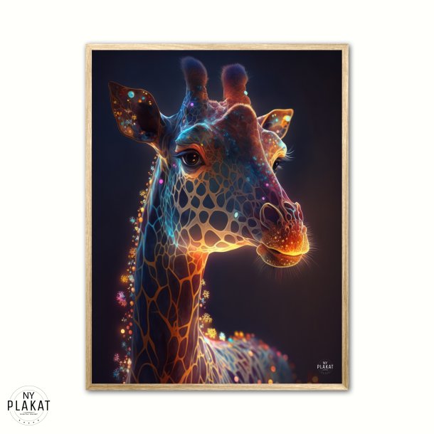 Giraf plakat 1 - Dyr