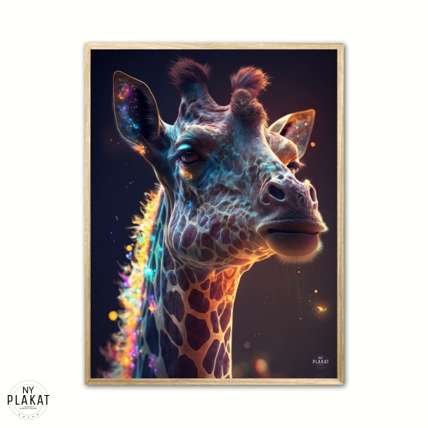 Giraf plakat 2 - Dyr