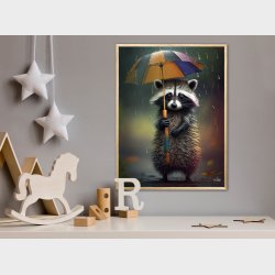 Regnvejrsvaskebjrnen plakat