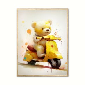 Bjrn p scooter Nr. 3 - Fantasi