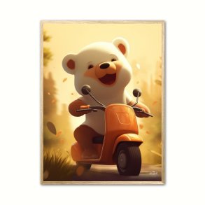 Bjrn p scooter Nr. 2 - Fantasi