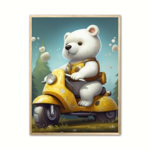 Bjrn p scooter Nr. 1 - Fantasi