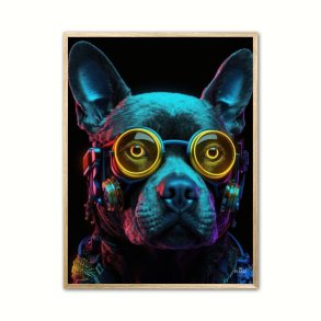 Hund 5 - Cyberpunk plakat