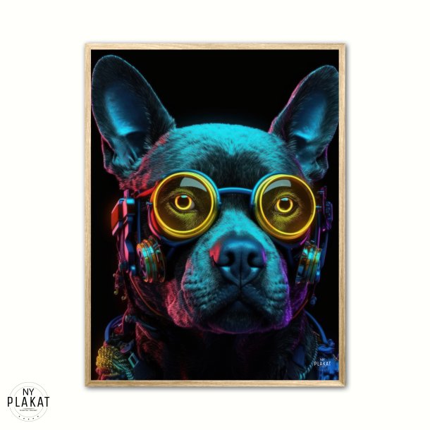 Hund 5 - Cyberpunk plakat