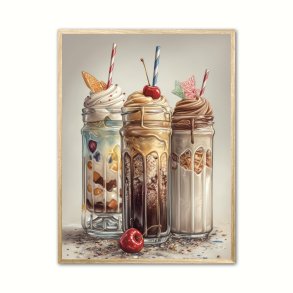 Milkshakes Trippel - Plakat