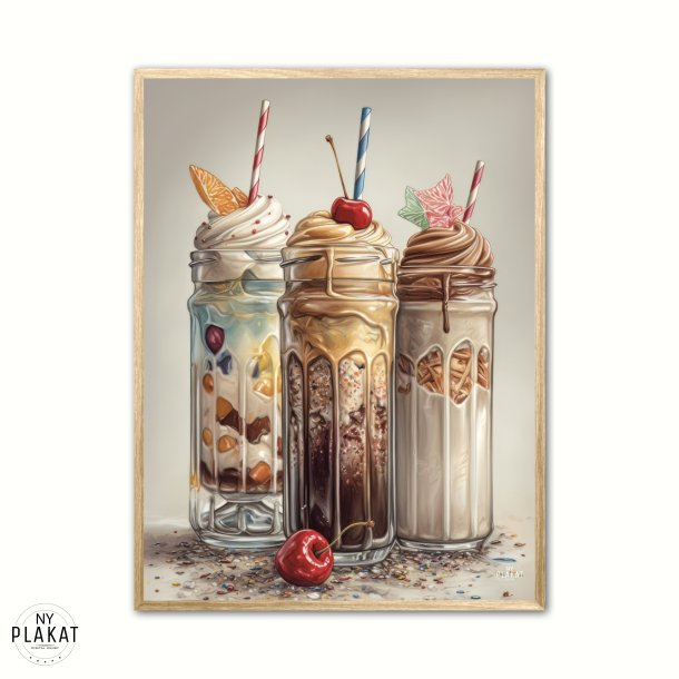 Milkshakes Trippel - Plakat