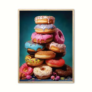 Donuts Bjerget - Plakat