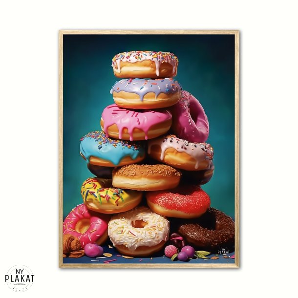 Donuts Bjerget - Plakat