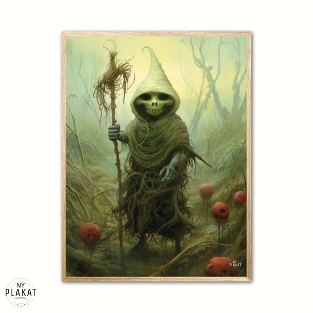 The Spooky Green Trickster - Fantasi plakat