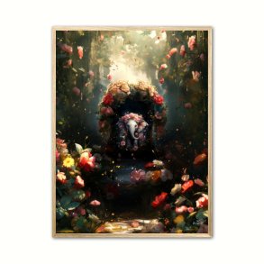 Floral EleFantasia Plakat Zoom 6 - Dyr