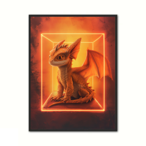 Orange Baby Drage Plakat 5