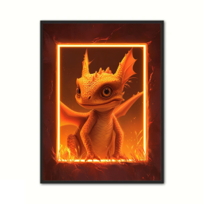 Orange Baby Drage Plakat 7