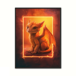 Orange Baby Drage Plakat 8