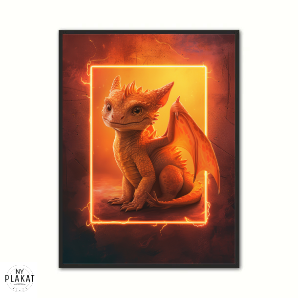 Orange Baby Drage Plakat 8