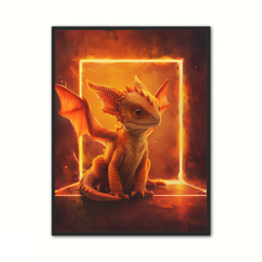 Orange Baby Drage Plakat 9