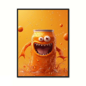 Orange Monster P Dse 1 - Gamer Plakat