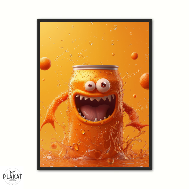 Orange Monster P Dse 1 - Gamer Plakat