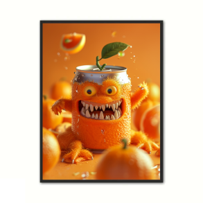 Orange Monster P Dse 2 - Gamer Plakat