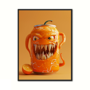 Orange Monster P Dse 3 - Gamer Plakat