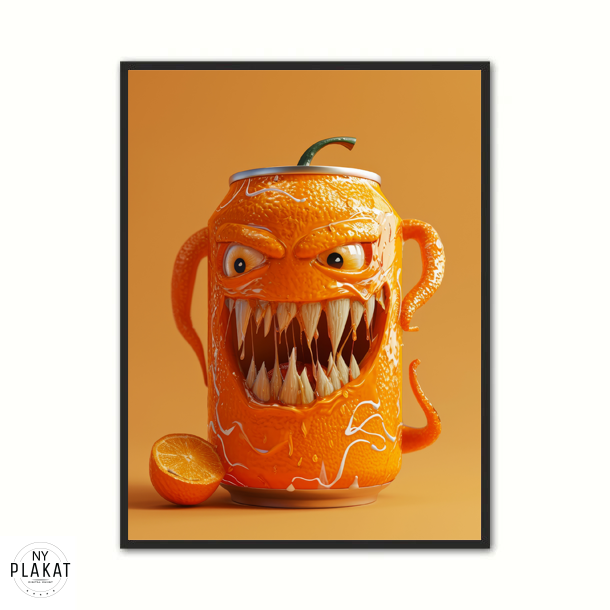 Orange Monster P Dse 3 - Gamer Plakat