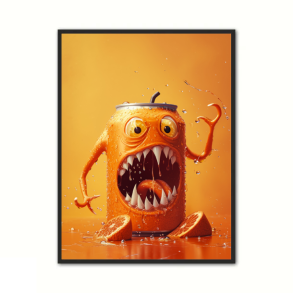 Orange Monster P Dse 5 - Gamer Plakat