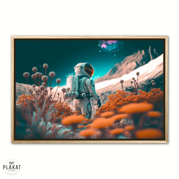 P vej - Interstellar Orange plakat