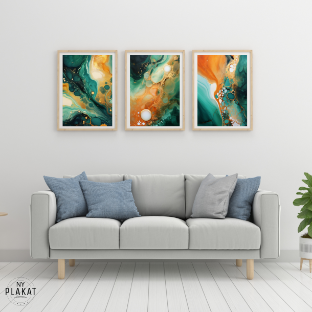 Marmoreret Elegance - Plakats�t