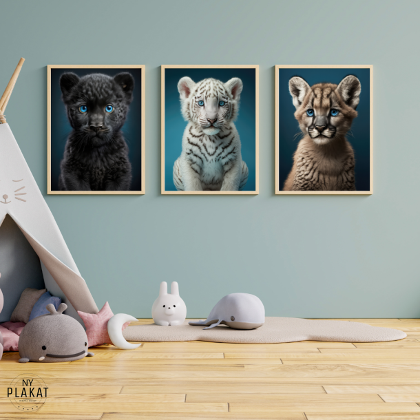 Dyr Bl Baggrund - Plakatst
