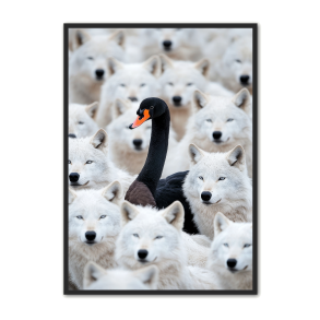 Svane Plakat 23 - Den Sorte Svane