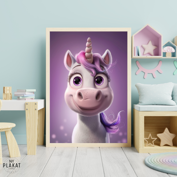 Enhjrning Plakat 49 - Brneplakat