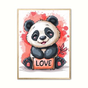 Panda Plakat 14 - Love