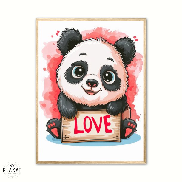 Panda Plakat 15 - Love