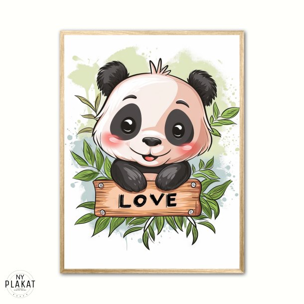 Panda Plakat 12 - Love