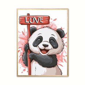 Panda Plakat 11 - Love