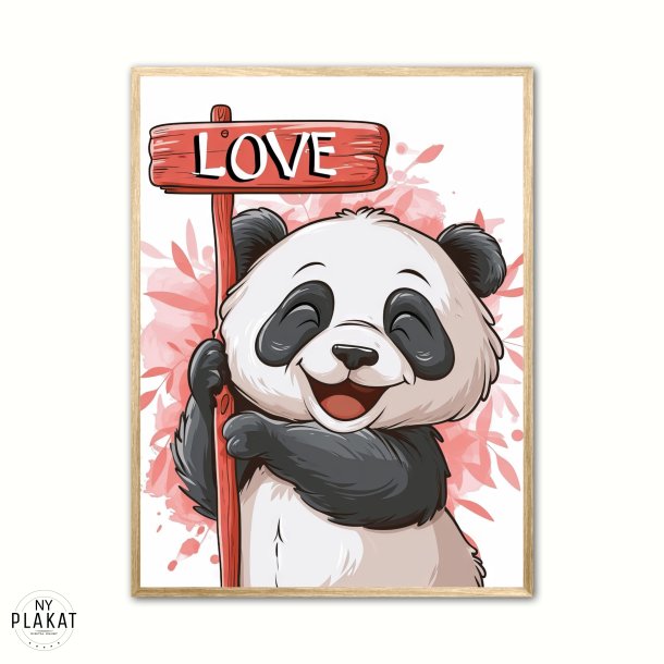 Panda Plakat 11 - Love