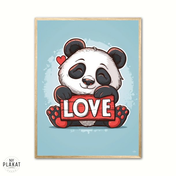 Panda Plakat 10 - Love