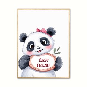 Panda Plakat 9 - Best Friend