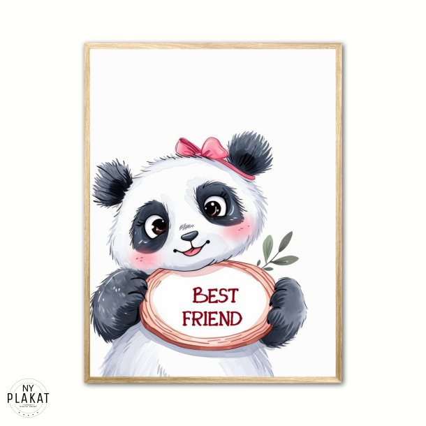 Panda Plakat 9 - Best Friend