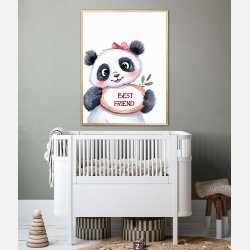 Panda Plakat 9 - Best Friend