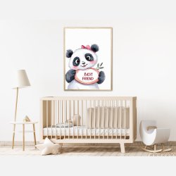Panda Plakat 9 - Best Friend