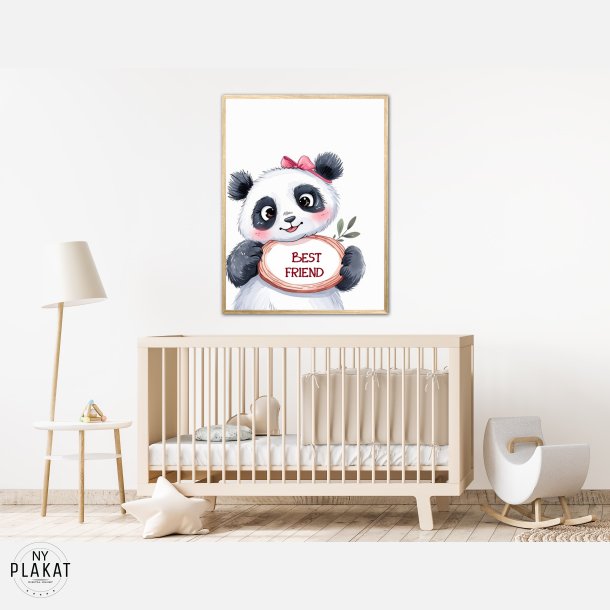 Panda Plakat 9 - Best Friend