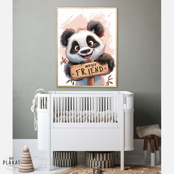 Panda Plakat 8 - Best Friend