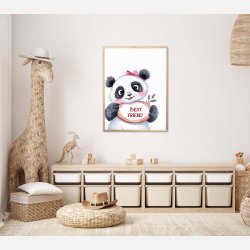 Panda Plakat 9 - Best Friend