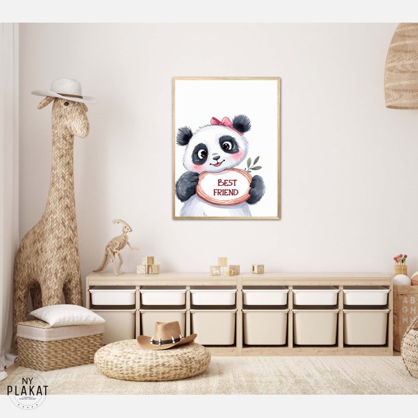 Panda Plakat 9 - Best Friend